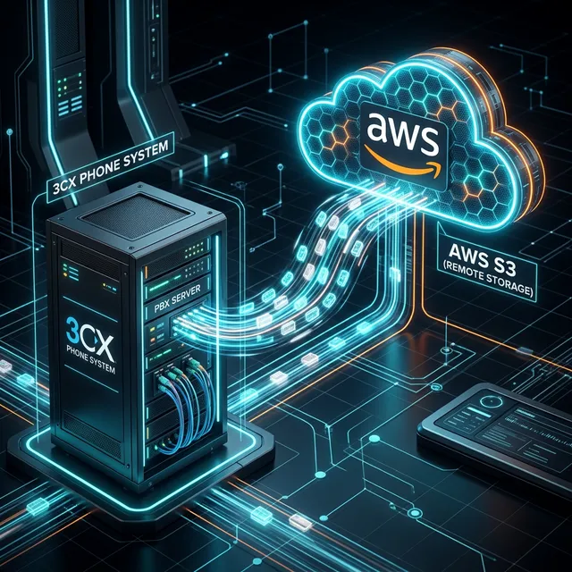 3CX and AWS S3 Integration for Remote Storage
