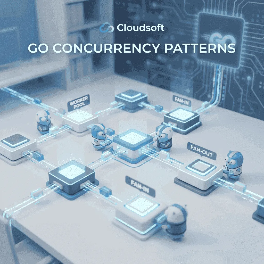 Go Concurrency Patterns Illustration