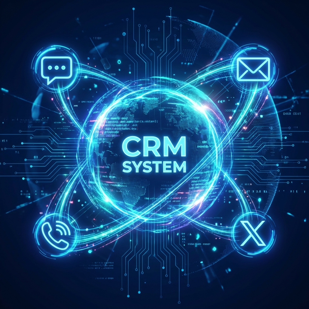 Omni-channel CRM Connectivity Visualization